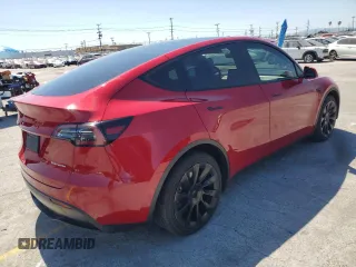 2021 Tesla Model Y Long Range with VIN 5YJYGDEE0MF217761, listed as a Copart auction lot 56525075 with 72,751 mi miles and Salvage Title. Bid and sale history available at DreamBid. Image 3.