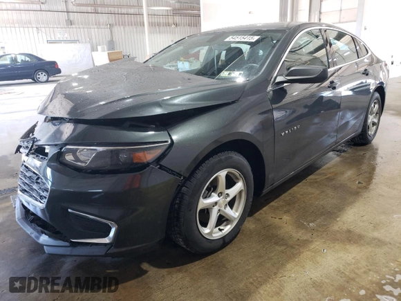 2017 Chevrolet Malibu LS with VIN 1G1ZB5STXHF164279, listed as a Copart auction lot 54515415 with 45,858 mi miles and Salvage Title. Bid and sale history available at DreamBid. Image 1.