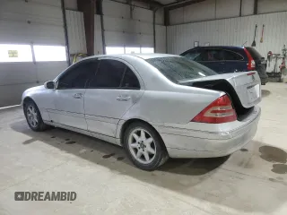 2002 Mercedes-Benz C 230/260/280/320 with VIN WDBRF64JX2E005125, listed as a Copart auction lot 45976765 with 257,456 mi miles and Salvage Title. Bid and sale history available at DreamBid. Image 2.