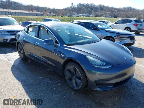 2018 Tesla Model 3 Long Range Battery with VIN 5YJ3E1EB6JF122167, listed as a IAAI auction lot 41761710 with 76,199 mi miles and . Bid and sale history available at DreamBid. Image 1.