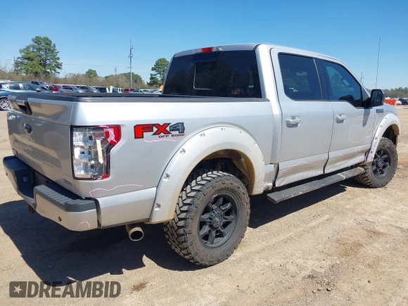 2018 Ford F-150 XL with VIN 1FTEW1EG1JKD53868, listed as a IAAI auction lot 41808028 with 117,568 mi miles and . Bid and sale history available at DreamBid. Image 4.