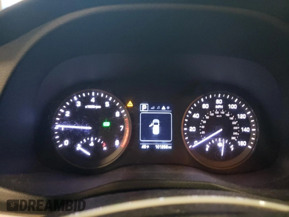 2018 Hyundai Tucson SEL with VIN KM8J3CA40JU688487, listed as a Copart auction lot 87956615 with 101,259 mi miles and Salvage Title. Bid and sale history available at carsss.com. Image 9.