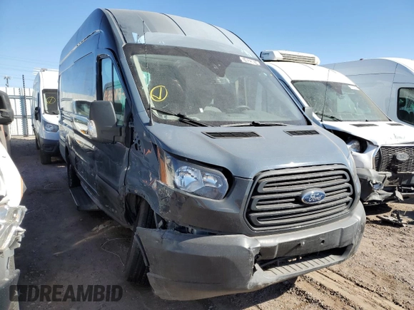 2019 Ford Transit with VIN 1FTYR3XM0KKB78842, listed as a Copart auction lot 83498454 with 62,157 mi miles and Salvage title. Bid and sale history available at DreamBid. Image 4.