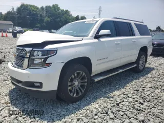 2018 Chevrolet Suburban LT z VIN 1GNSKHKC1JR221023, wystawiony jako Copart lot #57046305 z przebiegiem 135 202 mil mil oraz Szkoda całkowita • Salvage title. Historia ofert i sprzedaży dostępna na DreamBid. Obrazek 1.