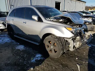 2010 Acura MDX with VIN 2HNYD2H20AH504225, listed as a Copart auction lot 84894084 with 0 mi miles and Salvage Title. Bid and sale history available at carsss.com. Image 4.