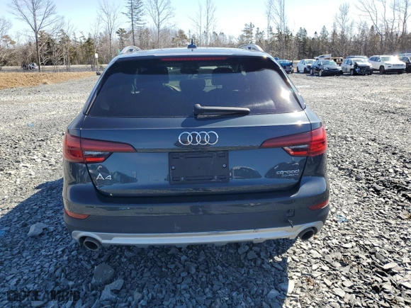 2018 Audi A4 allroad Premium Plus with VIN WA18NAF46JA038648, listed as a Copart auction lot 48734865 with 0 mi miles and Non Repairable. Bid and sale history available at carsss.com. Image 6.