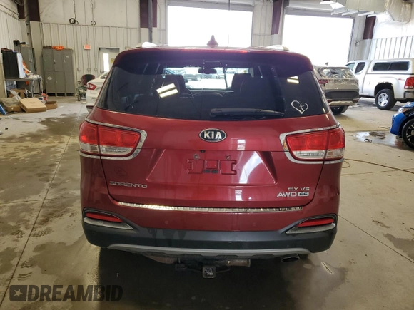 2016 Kia Sorento EX with VIN 5XYPHDA53GG152402, listed as a Copart auction lot 54890325 with 92,894 mi miles and Clean title. Bid and sale history available at DreamBid. Image 6.