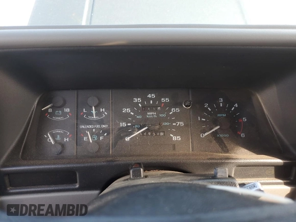 1994 Ford Explorer Eddie Bauer z VIN 1FMDU34X7RUB79993, wystawiony jako Copart lot #79817114 z przebiegiem 52 934 mil mil oraz Szkoda całkowita • Salvage title. Historia ofert i sprzedaży dostępna na DreamBid. Obrazek 9.