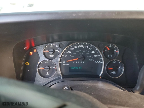 2013 Chevrolet Express Cargo Van with VIN 1GCWGFCA4D1162453, listed as a Copart auction lot 45656625 with 162,046 mi miles and Salvage Title. Bid and sale history available at carsss.com. Image 9.