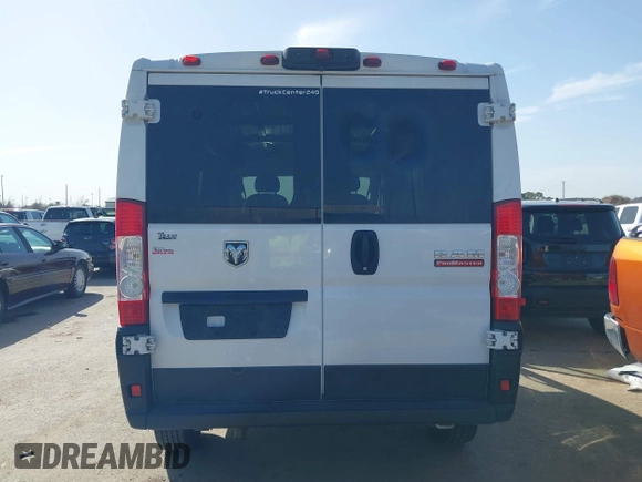 2020 Ram ProMaster Cargo with VIN 3C6TRVAG5LE123937, listed as a IAAI auction lot 41737048 with 168,021 mi miles and . Bid and sale history available at DreamBid. Image 16.
