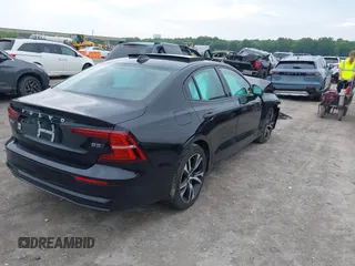 2024 Volvo S60 Core Dark Theme with VIN 7JRL12TK3RG297323, listed as a IAAI auction lot 42514589 with 33,757 mi miles and . Bid and sale history available at DreamBid. Image 4.