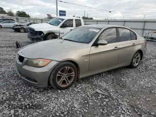 2008 BMW 3 Series 328i with VIN WBAVA37508NL51654, listed as a Copart auction lot 85218154 with 169,260 mi miles and Salvage Title. Bid and sale history available at carsss.com. Image 1.