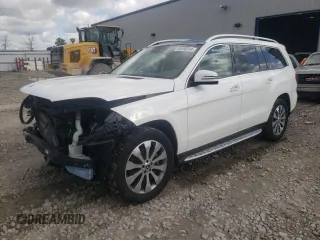 2018 Mercedes-Benz GLS with VIN 4JGDF6EE5JB116674, listed as a Copart auction lot 68156313 with 107,676 mi miles. Bid and sale history available at carsss.com. Image 1.