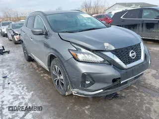 2021 Nissan Murano SV with VIN 5N1AZ2BS9MC142254, listed as a IAAI auction lot 41406565 with 94,753 mi miles and . Bid and sale history available at DreamBid. Image 1.