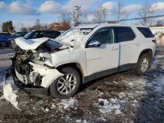 2020 Chevrolet Traverse LS with VIN 1GNEVFKW4LJ205385, listed as a Copart auction lot 45759515 with 85,442 mi miles and Salvage Title. Bid and sale history available at carsss.com. Image 1.