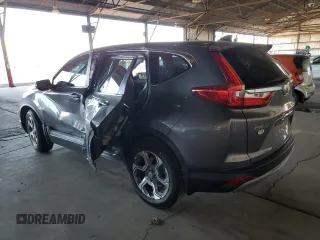 2018 Honda CR-V EX-L with VIN 7FARW1H83JE042661, listed as a Copart auction lot 50387505 with 45,100 mi miles and Salvage Title. Bid and sale history available at DreamBid. Image 2.