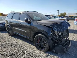 2022 Dodge Durango SRT 392 with VIN 1C4SDJGJ2NC203883, listed as a Copart auction lot 77644054 with 0 mi miles and Salvage Title. Bid and sale history available at carsss.com. Image 4.