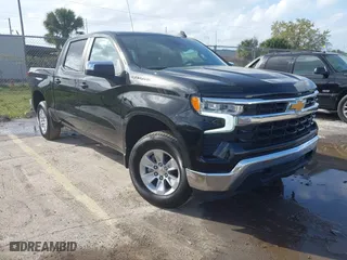 2025 Chevrolet Silverado 1500 LT with VIN 2GCUKDED4S1120163, listed as a IAAI auction lot 41729778 with 7,603 mi miles. Bid and sale history available at carsss.com. Image 1.