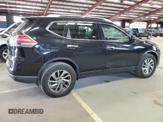 2015 Nissan Rogue SL with VIN 5N1AT2MV9FC817676, listed as a Copart auction lot 55464705 with 254,530 mi miles and Clean Title. Bid and sale history available at carsss.com. Image 3.