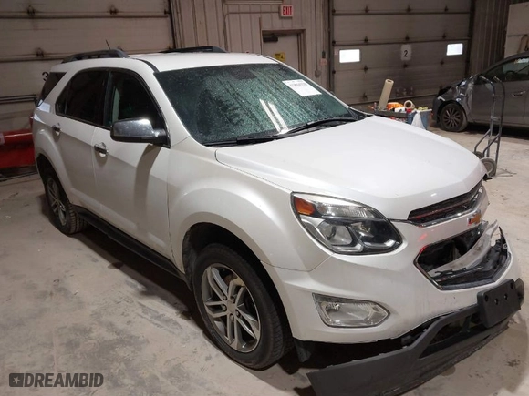 2016 Chevrolet Equinox LTZ with VIN 2GNALDEK0G1141847, listed as a IAAI auction lot 41854320 with 139,194 mi miles. Bid and sale history available at carsss.com. Image 1.