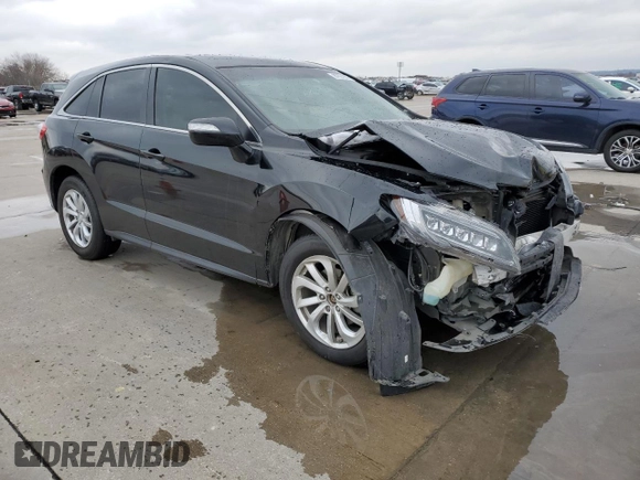 2018 Acura RDX Technology with VIN 5J8TB3H55JL003566, listed as a Copart auction lot 87907005 with 65,460 mi miles and Salvage Title. Bid and sale history available at DreamBid. Image 4.