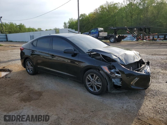 2018 Hyundai Elantra Value Edition with VIN 5NPD84LF5JH338256, listed as a Copart auction lot 52524715 with 98,338 mi miles and Salvage Title. Bid and sale history available at DreamBid. Image 4.