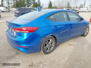 2017 Hyundai Elantra Limited with VIN 5NPD84LF6HH197255, listed as a IAAI auction lot 41761784 with 61,817 mi miles. Bid and sale history available at carsss.com. Image 4.