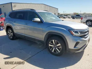 2023 Volkswagen Atlas SE with VIN 1V2DP2CA9PC505409, listed as a Copart auction lot 52581305 with 15,938 mi miles and Salvage title. Bid and sale history available at DreamBid. Image 4.