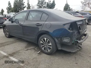 2014 Honda Civic Sedan EX with VIN 19XFB2F87EE234129, listed as a Copart auction lot 53420015 with 111,733 mi miles and Salvage Title. Bid and sale history available at carsss.com. Image 2.