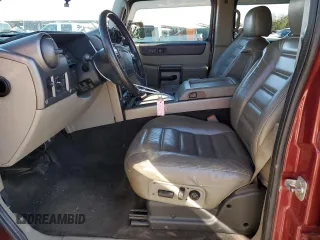 2003 Hummer H2 with VIN 5GRGN23U93H149294, listed as a Copart auction lot 80242304 with 199,675 mi miles and Salvage Title. Bid and sale history available at carsss.com. Image 7.