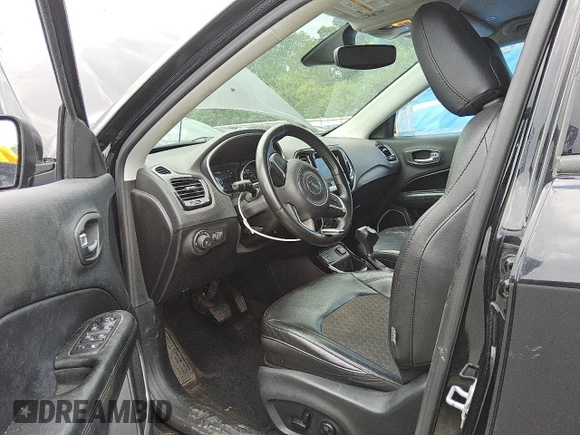 2019 Jeep Compass Altitude with VIN 3C4NJCBB1KT614600, listed as a Copart auction lot 64082645 with 150,141 mi miles and Clean title. Bid and sale history available at DreamBid. Image 7.