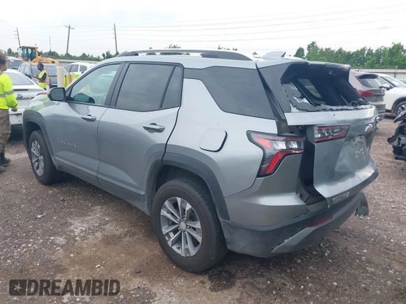 2025 Chevrolet Equinox FWD LT with VIN 3GNAXHEG4SL167463, listed as a IAAI auction lot 42494601 with 16,543 mi miles and . Bid and sale history available at DreamBid. Image 3.