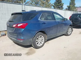 2020 Chevrolet Equinox LT with VIN 3GNAXUEVXLL281010, listed as a IAAI auction lot 41772427 with 54,706 mi miles. Bid and sale history available at carsss.com. Image 4.