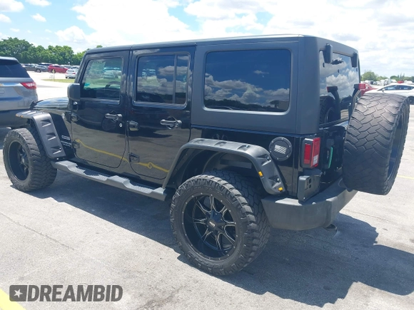2016 Jeep Wrangler Unlimited Sport z VIN 1C4BJWDG4GL327638, wystawiony jako IAAI lot #42494615 z przebiegiem 139 371 mil mil oraz . Historia ofert i sprzedaży dostępna na DreamBid. Obrazek 3.