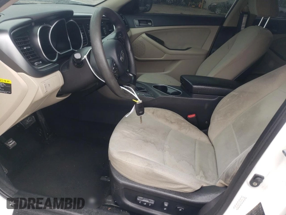 2014 Kia Optima LX with VIN KNAGM4A70E5494065, listed as a Copart auction lot 59100255 with 126,983 mi miles and Salvage title. Bid and sale history available at DreamBid. Image 7.
