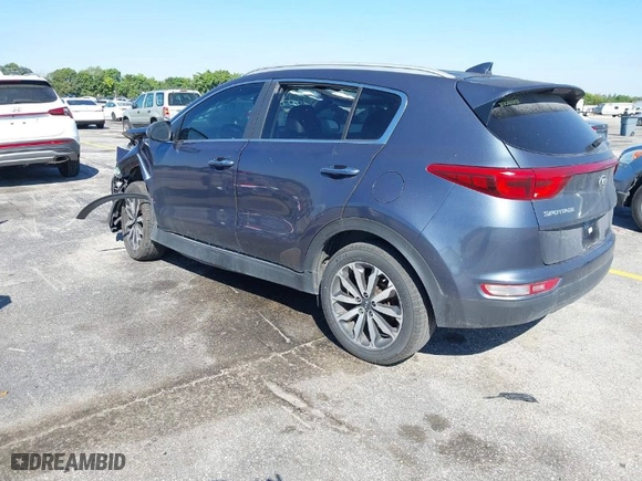 2017 Kia Sportage EX with VIN KNDPN3AC9H7105908, listed as a IAAI auction lot 41778284 with 73,417 mi miles. Bid and sale history available at carsss.com. Image 3.