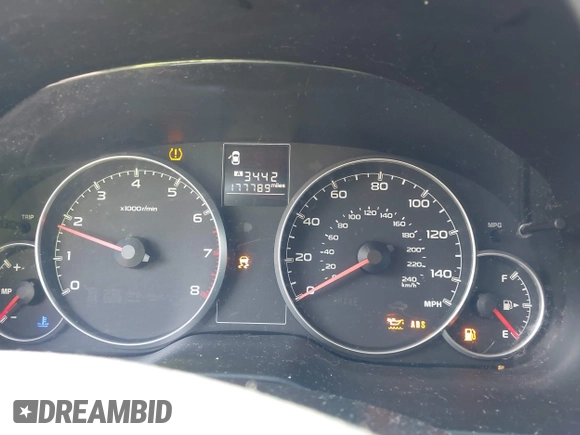 2013 Subaru Outback 2.5i with VIN 4S4BRBAC3D1288093, listed as a IAAI auction lot 42665960 with 177,789 mi miles and . Bid and sale history available at DreamBid. Image 7.