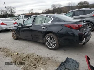 2024 Infiniti Q50 Luxe with VIN JN1EV7BR9RM632130, listed as a Copart auction lot 82011124 with Not Provided miles and Salvage Title. Bid and sale history available at DreamBid. Image 2.