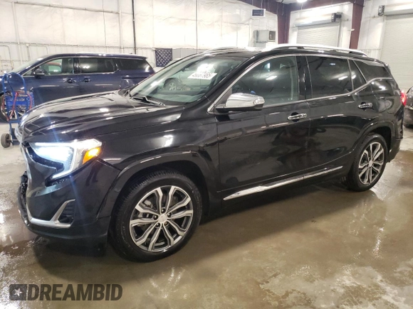 2019 GMC Terrain Denali with VIN 3GKALXEX1KL265689, listed as a Copart auction lot 49067985 with 71,714 mi miles and Salvage Title. Bid and sale history available at DreamBid. Image 1.