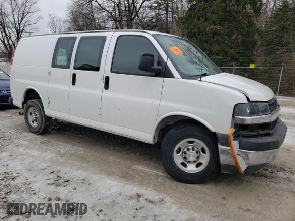 2021 Chevrolet Express Cargo с VIN 1GCWGAFP1M1218139, выставлен на аукционе Copart как лот 43966525 с пробегом 47 417 миль миль и Списание • Salvage title. История ставок и продаж доступна на DreamBid. Изображение 4.