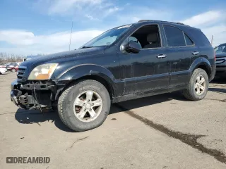 2007 Kia Sorento EX with VIN KNDJC736075685439, listed as a Copart auction lot 46603795 with 137,529 mi miles and Salvage Title. Bid and sale history available at carsss.com. Image 1.