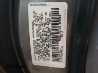 2000 Toyota Sienna CE with VIN 4T3GF19C5YU198002, listed as a Copart auction lot 44266795 with 180,178 mi miles and Salvage Title. Bid and sale history available at carsss.com. Image 13.