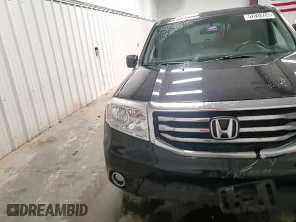 2013 Honda Pilot EX-L with VIN 5FNYF4H77DB061458, listed as a Copart auction lot 52008765 with 106,505 mi miles and Salvage title. Bid and sale history available at DreamBid. Image 12.