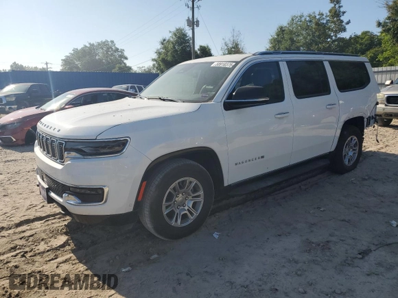 2024 Jeep Wagoneer with VIN 1C4SJSAP2RS145359, listed as a Copart auction lot 58918375 with 7,611 mi miles and Salvage title. Bid and sale history available at DreamBid. Image 1.