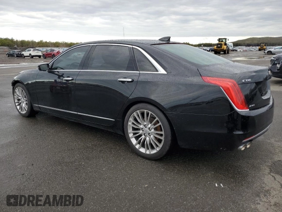 2016 Cadillac CT6 Luxury AWD with VIN 1G6KD5RSXGU150587, listed as a Copart auction lot 51260195 with 56,583 mi miles and Salvage Title. Bid and sale history available at carsss.com. Image 2.