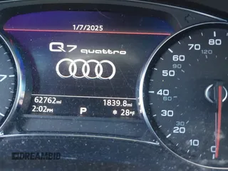 2019 Audi Q7 Premium with VIN WA1AHAF72KD016715, listed as a IAAI auction lot 41191179 with 62,762 mi miles and . Bid and sale history available at DreamBid. Image 16.