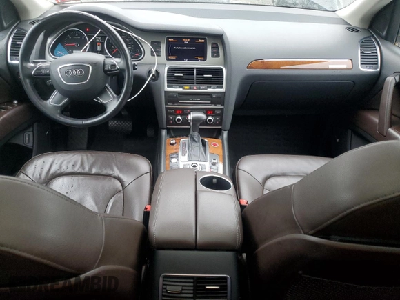 2015 Audi Q7 Premium Plus with VIN WA1LMAFE2FD023589, listed as a Copart auction lot 59329875 with 103,365 mi miles and Salvage title. Bid and sale history available at DreamBid. Image 8.