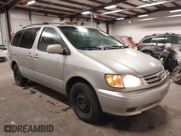 2003 Toyota Sienna LE with VIN 4T3ZF13C53U528294, listed as a IAAI auction lot 41550248 with 192,907 mi miles. Bid and sale history available at carsss.com. Image 1.