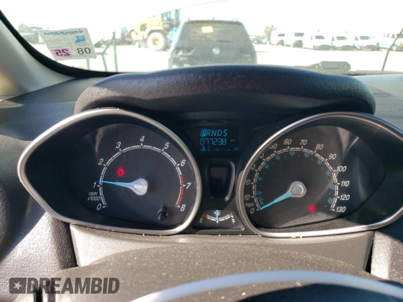 2018 Ford Fiesta SE with VIN 3FADP4BJ0JM108455, listed as a Copart auction lot 49697875 with 77,238 mi miles and Salvage Title. Bid and sale history available at carsss.com. Image 9.