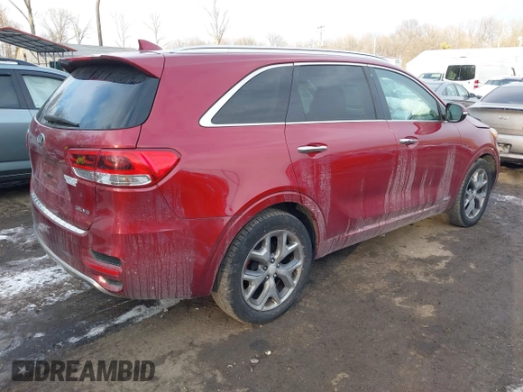 2016 Kia Sorento SX with VIN 5XYPKDA55GG107544, listed as a IAAI auction lot 41346594 with 107,309 mi miles. Bid and sale history available at carsss.com. Image 4.